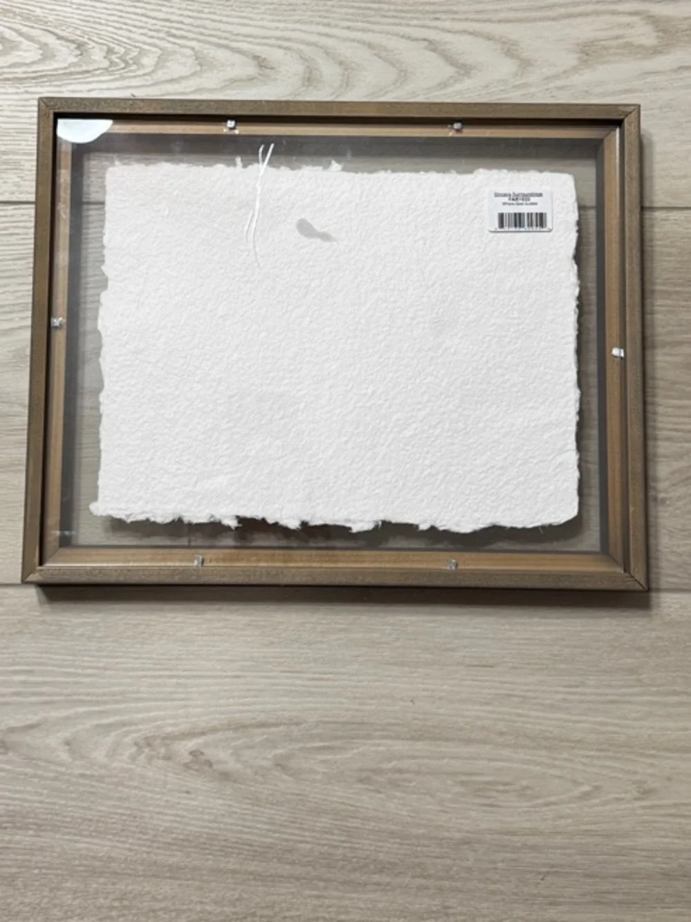 NWT-Rustic Brown Framed 'Where God Guides He Provides' Wall Art